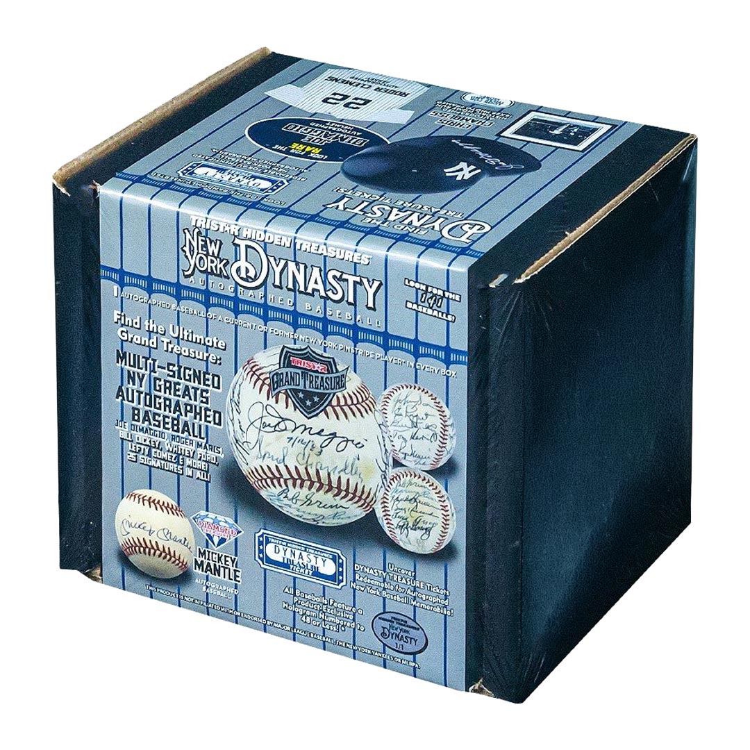 2021 Tristar Hidden Treasures Autographed Baseball New York Dynasty Edition Box