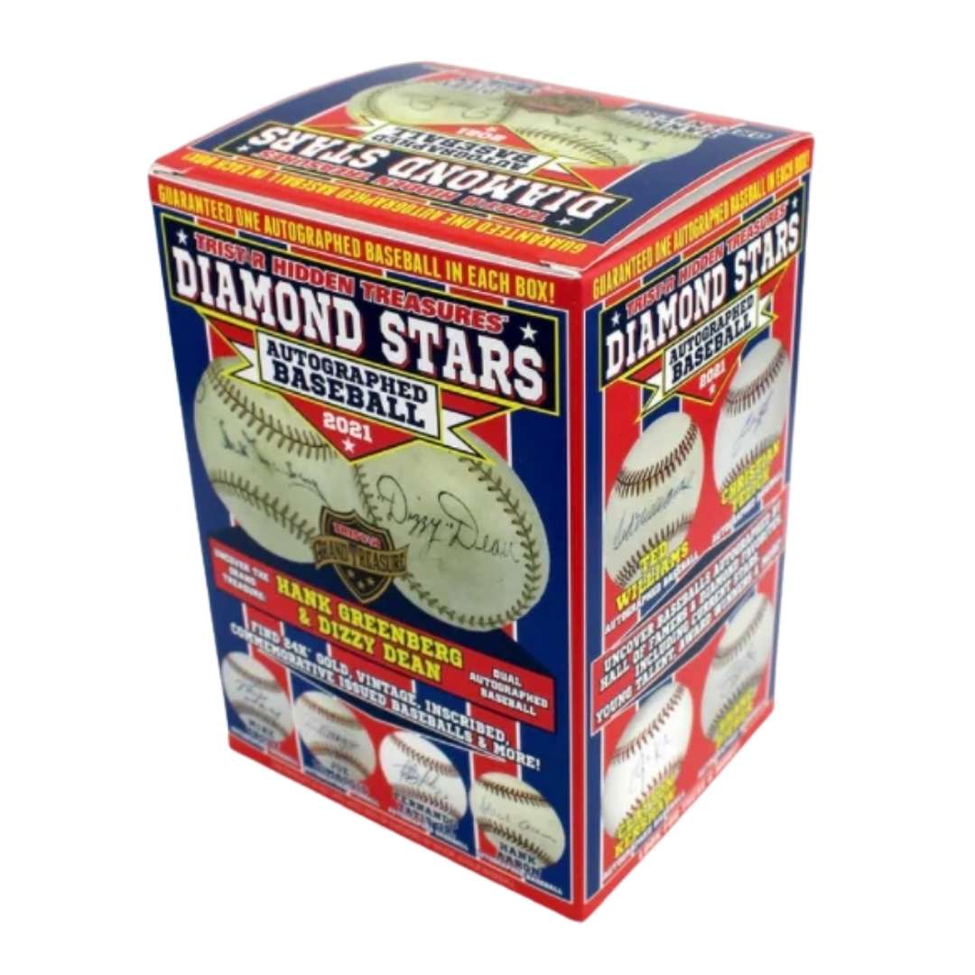 2021 TriStar Hidden Treasures Diamond Stars Autographed Baseball Hobby Box