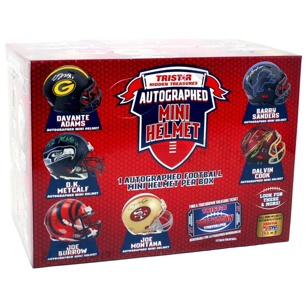 2021 Tristar Hidden Treasures Football Mini Helmet - Box