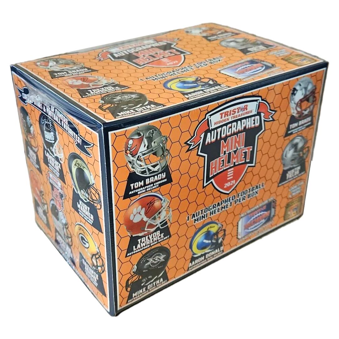 2021 Tristar Hidden Treasures Football Mini Helmet Series 2 - Box