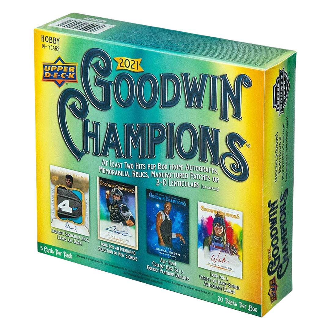 2021 Upper Deck Goodwin Champions Hobby CDD Exclusive Box