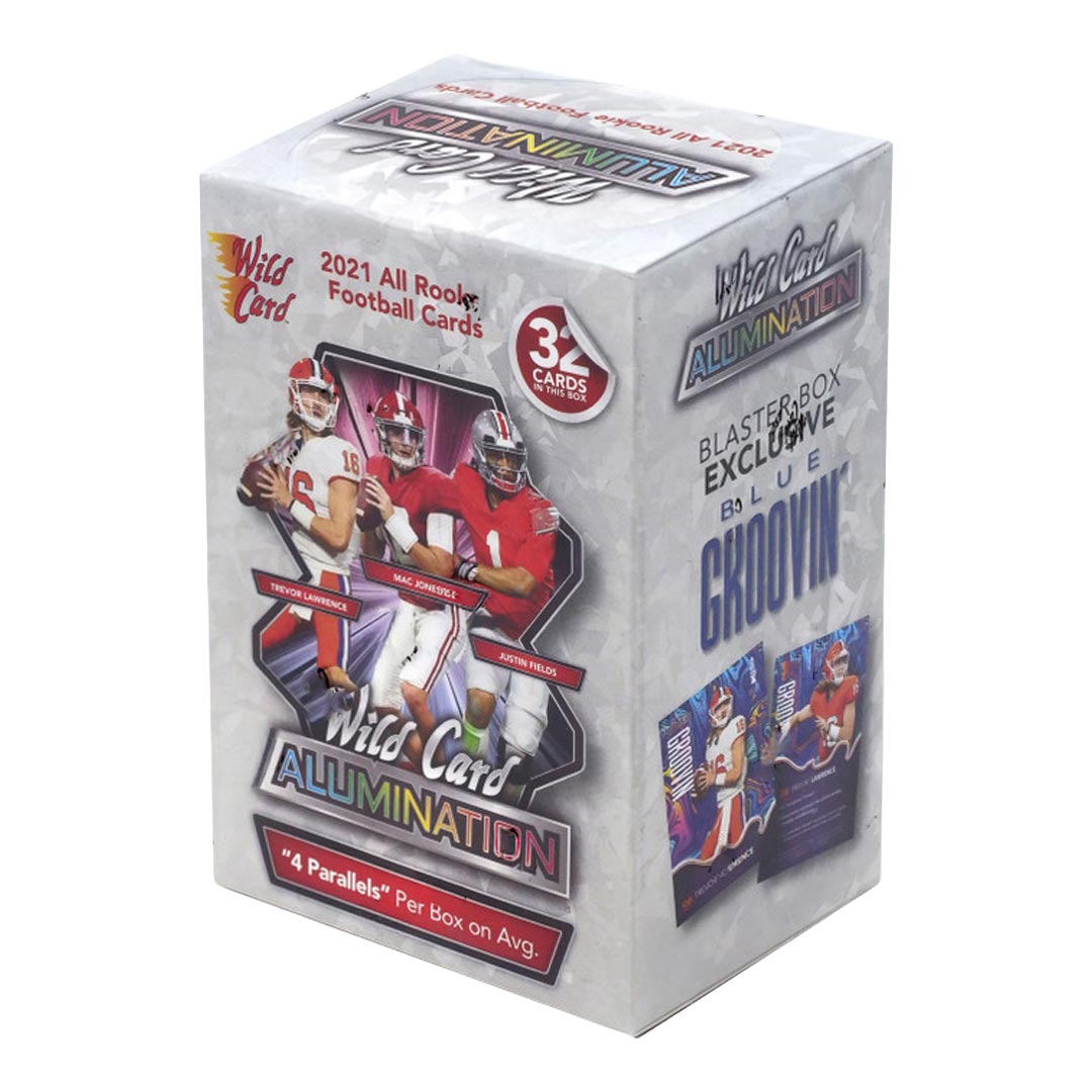 2021 Wild Card Alumination Football Blaster Box