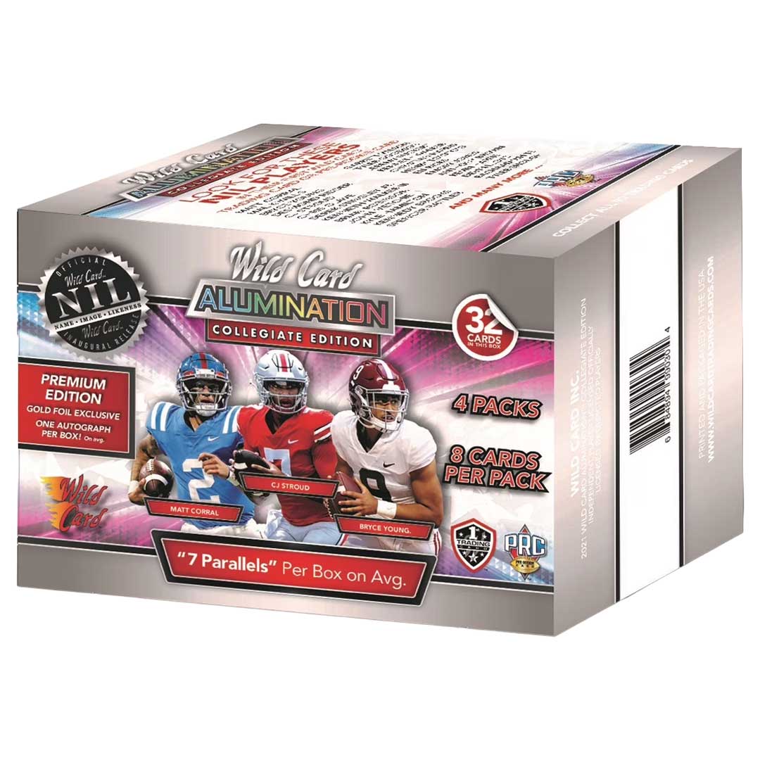 2021 Wild Card Alumination NIL Football Blaster Box