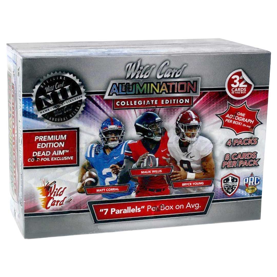 2021 Wild Card Alumination NIL Football Premium Blaster Box