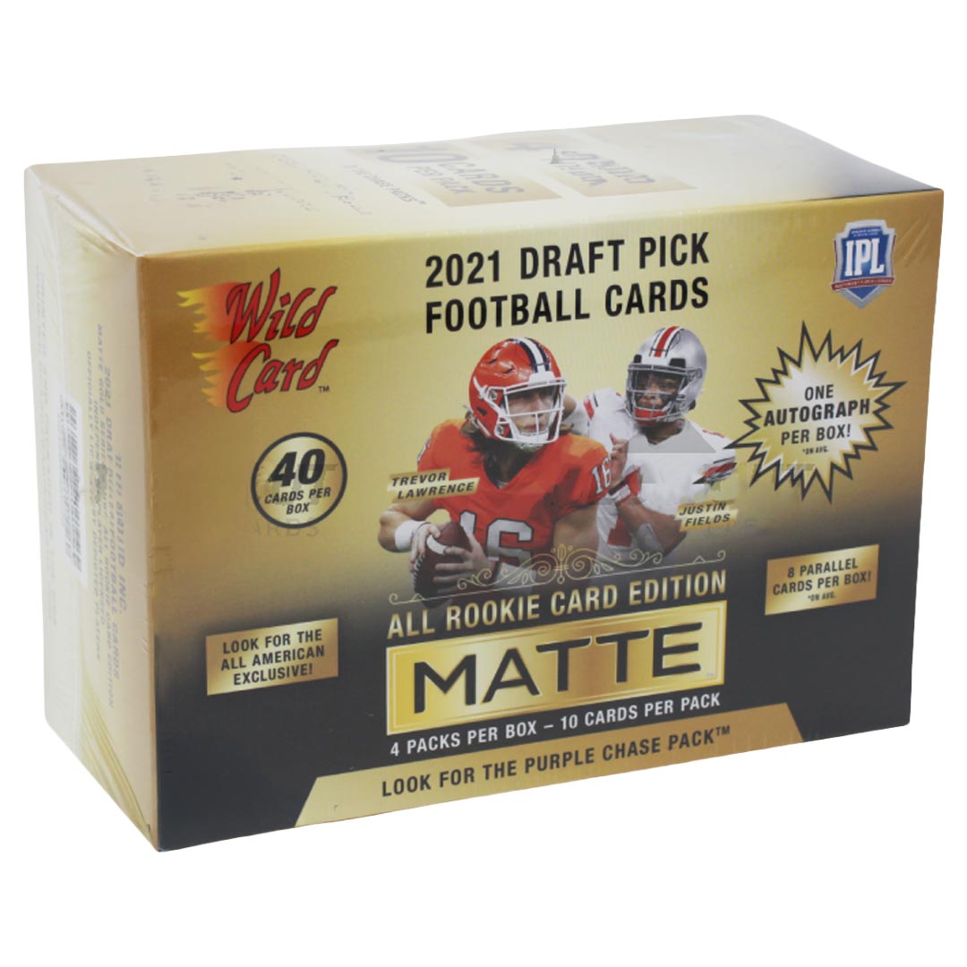 2021 Wild Card MATTE GOLD Football Premium Blaster Box