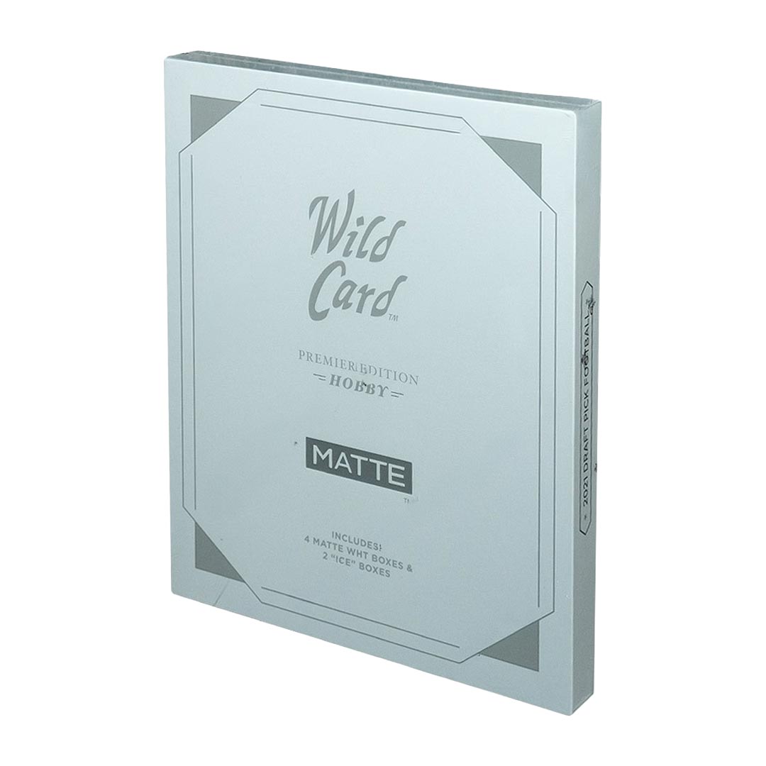 2021 Wild Card MATTE White Draft Pick Football Box
