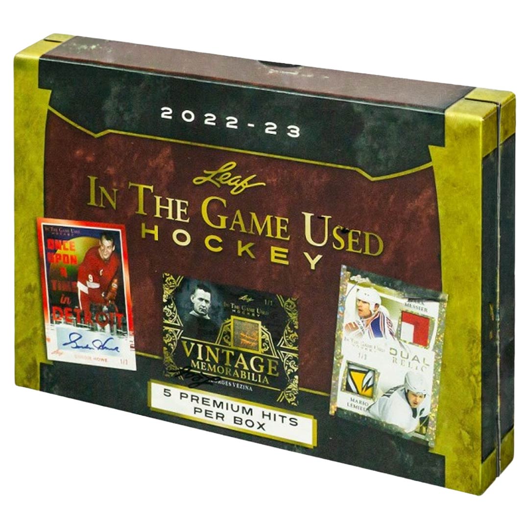 2022-23 Leaf In The Game Used Hockey Hobby Box