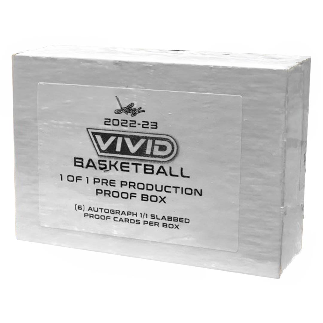 2022-23 Leaf Vivid Basketball 1/1 Pre-Production Proof Box