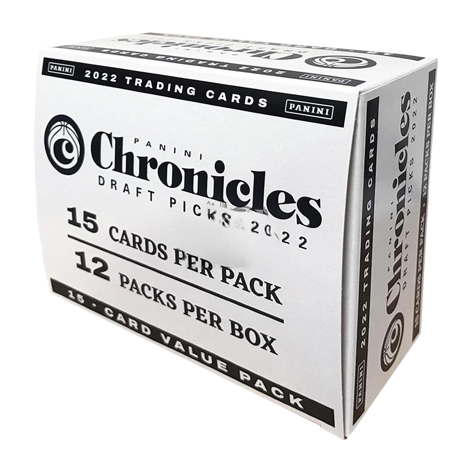 2022-23 Panini Chronicles Draft Picks Basketball Jumbo Value Cello Fat Pack Box