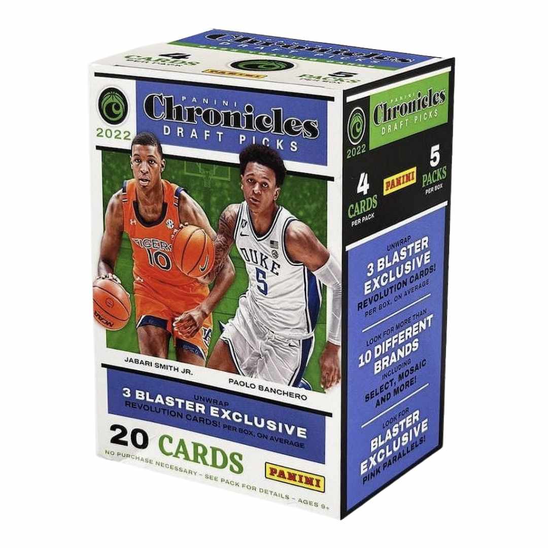 2022-23 Panini Chronicles Draft Picks Collegiate Basketball Blaster Box