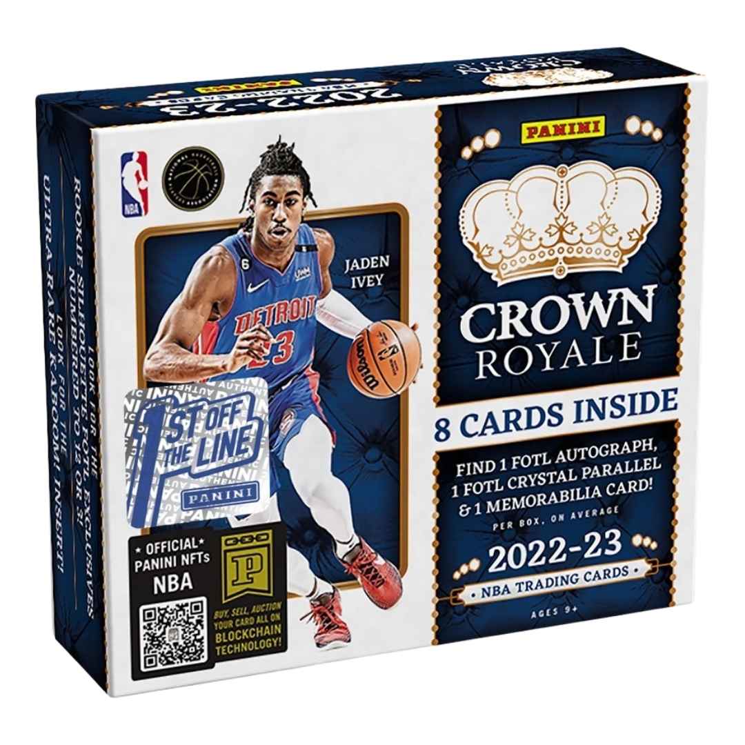 2022-23 Panini Crown Royale Basketball 1st Off The Line Hobby Box