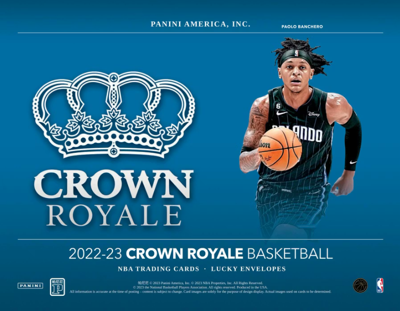 2022-23 Panini Crown Royale Basketball Lucky Envelopes 6-Box Case