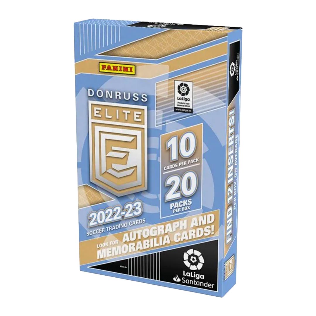 2022-23 Panini Donruss Elite LaLiga Soccer Retail 20-Pack Box