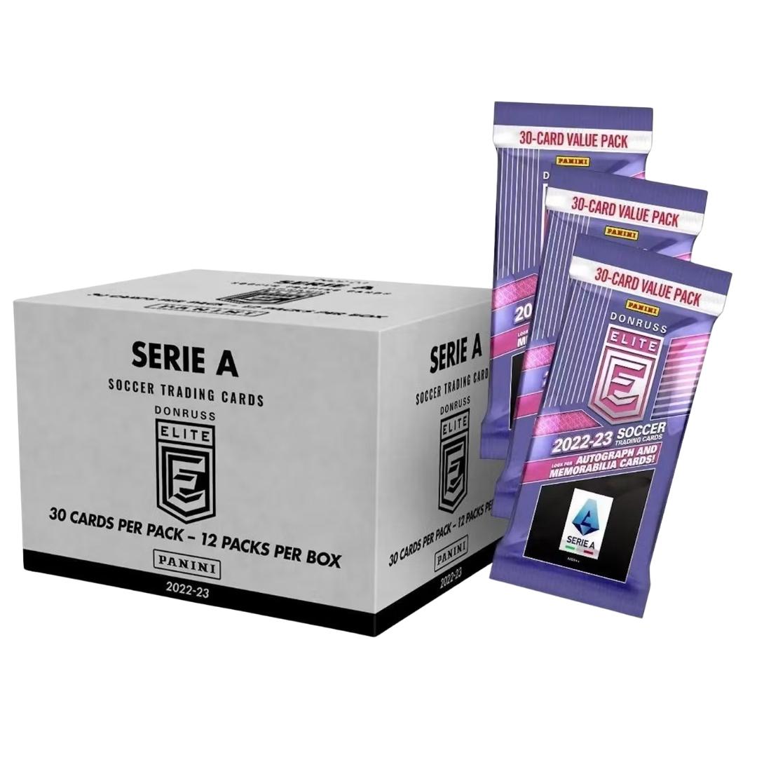 2022-23 Panini Donruss Elite Serie A Soccer Jumbo Value 12-Pack Box