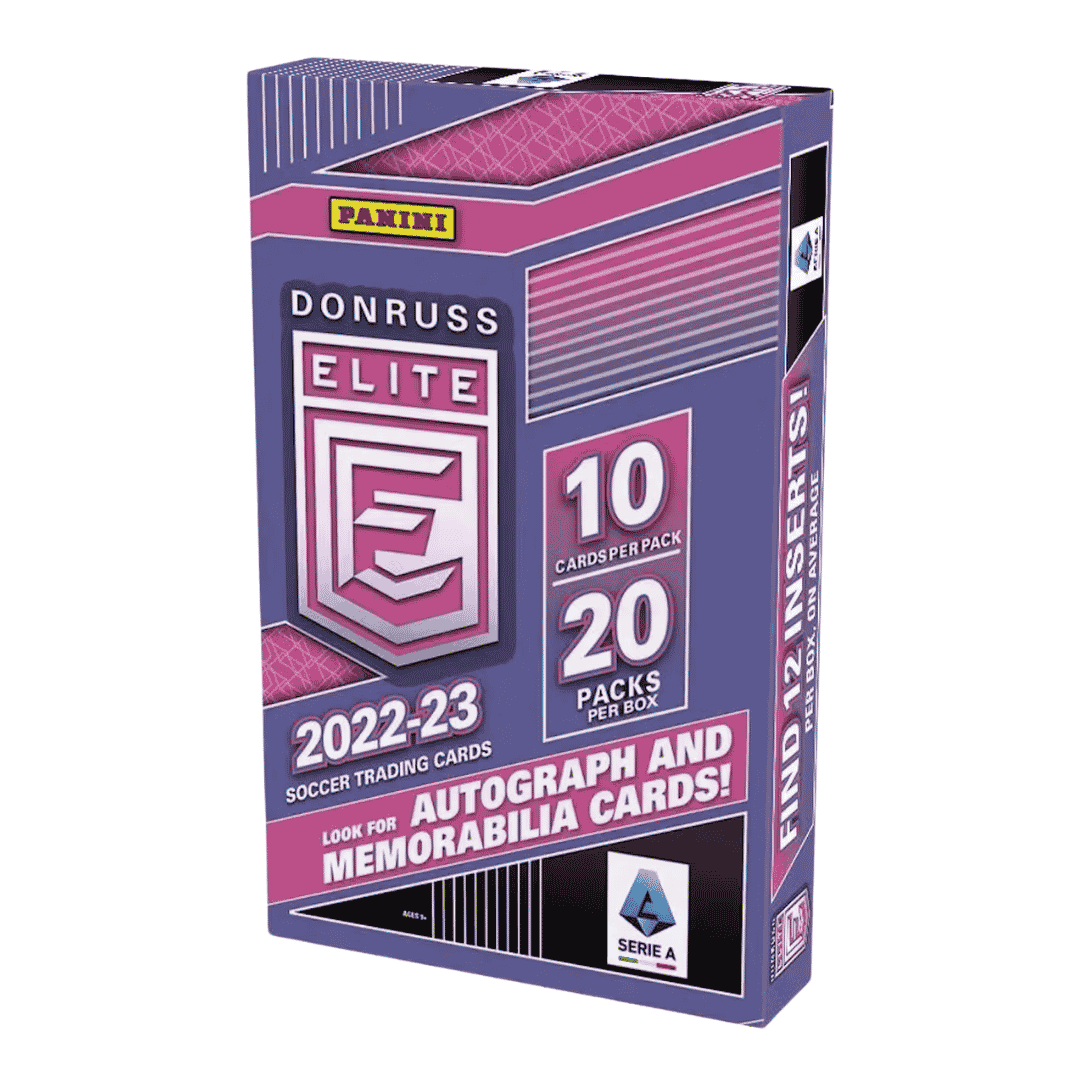2022-23 Panini Donruss Elite Serie A Soccer Retail 20-Pack Box