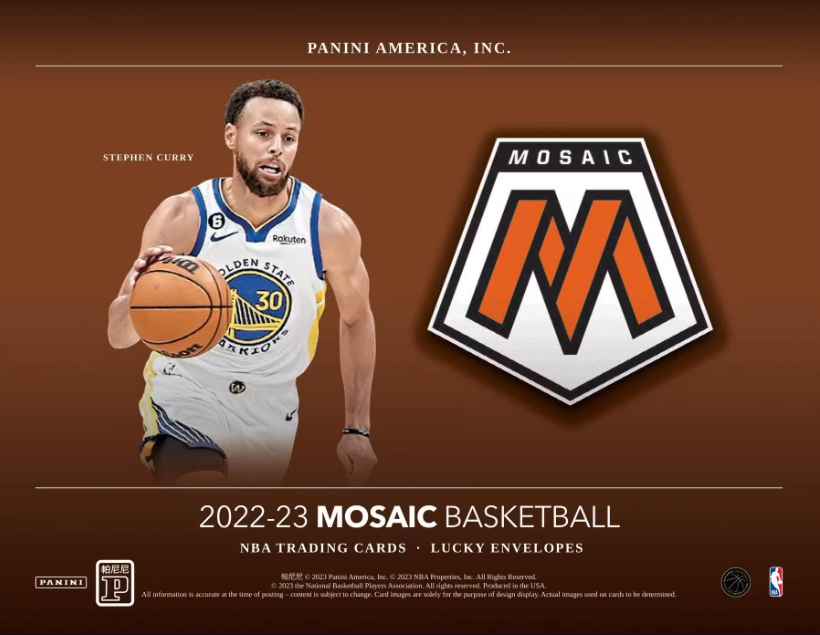 2022-23 Panini Mosaic Basketball Lucky Envelopes 10-Pack Box