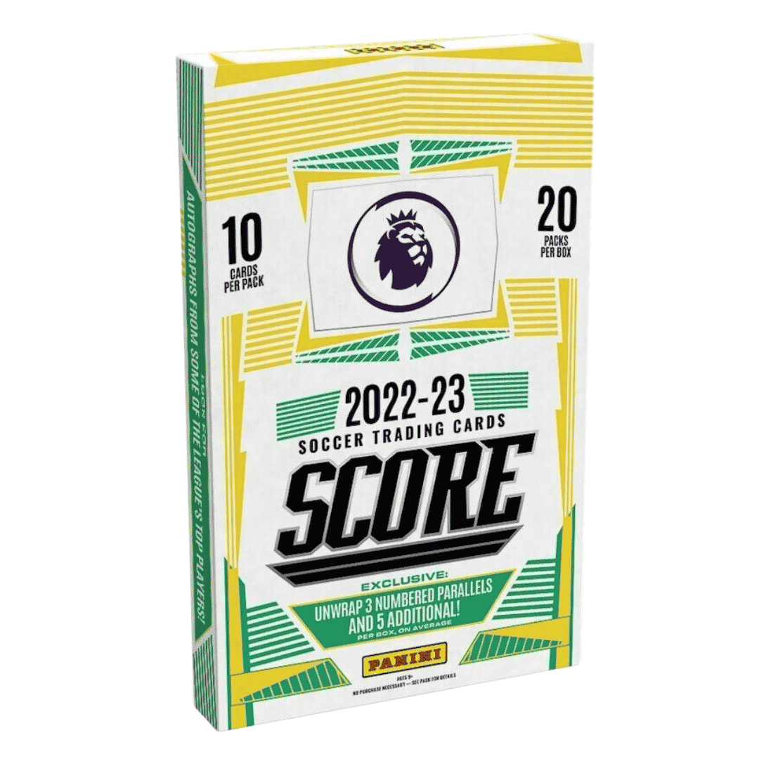 2022-23 Panini Score Premier League EPL Soccer Retail Box