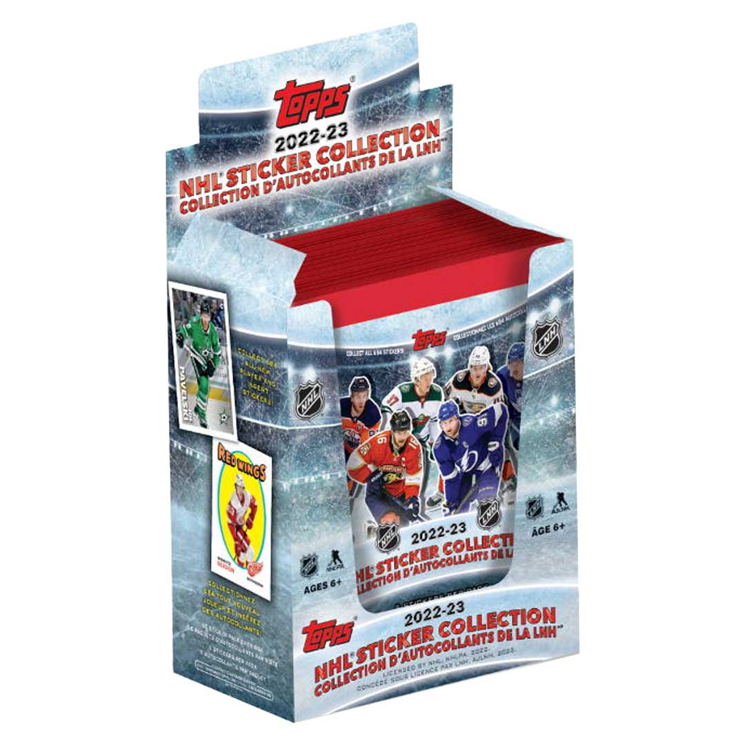 2022-23 Topps NHL Hockey Sticker Collection 50-Pack Box