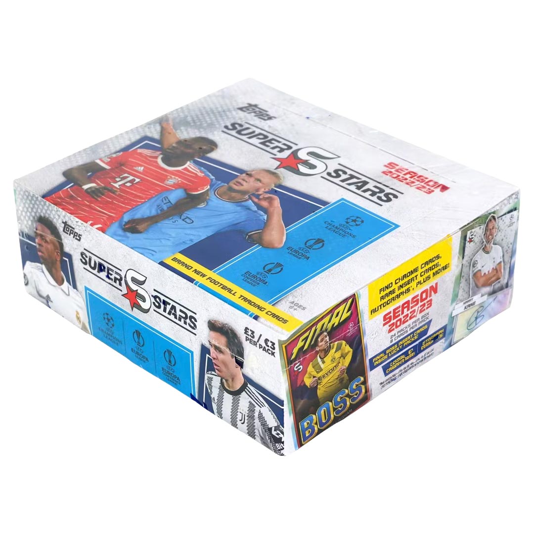 2022-23 Topps UEFA Superstars Soccer Retail Box