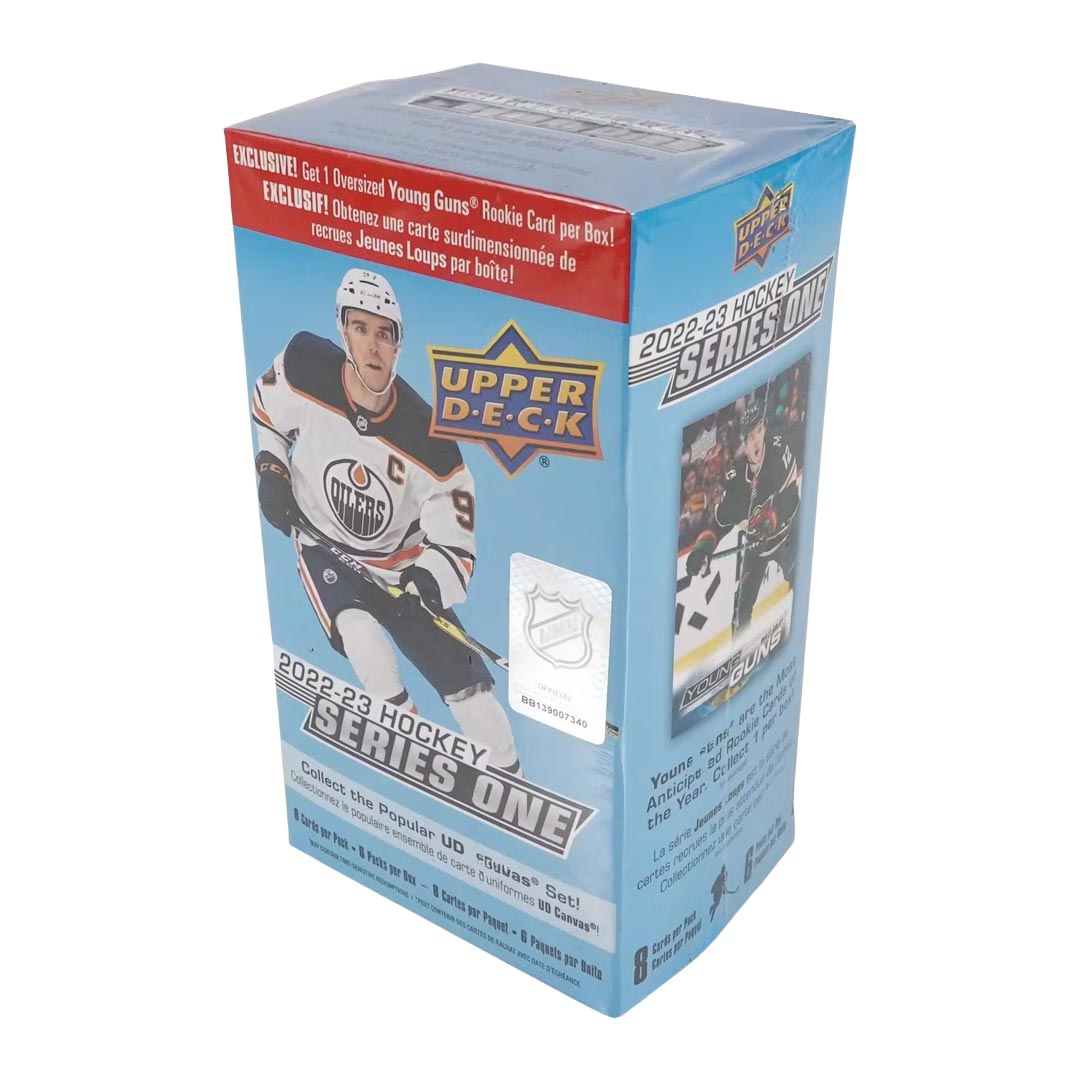 2022-23 Upper Deck Series 1 Hockey Blaster Box (Oversized Young Guns!)