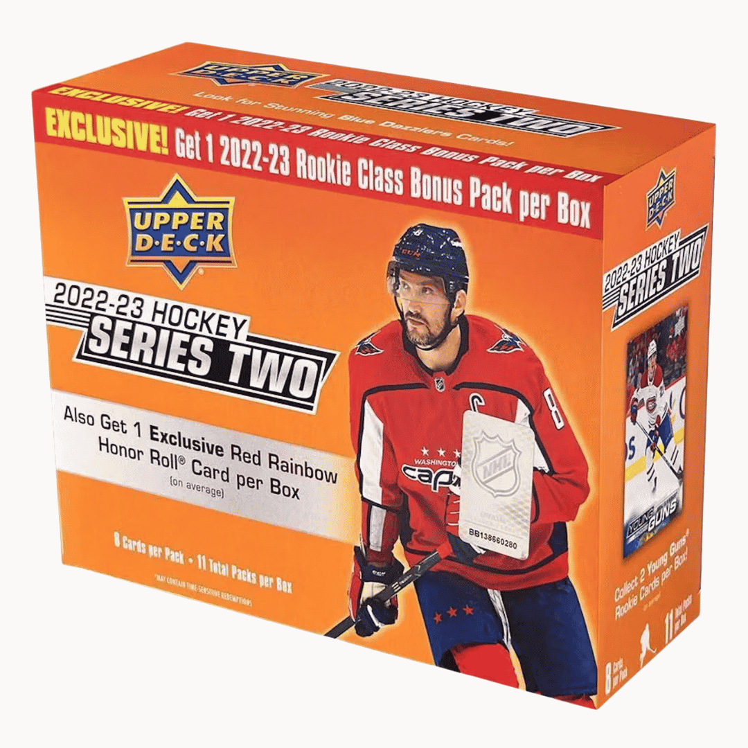 2022-23 Upper Deck Series 2 Hockey Mega Box (Rookie Class Bonus Pack!)