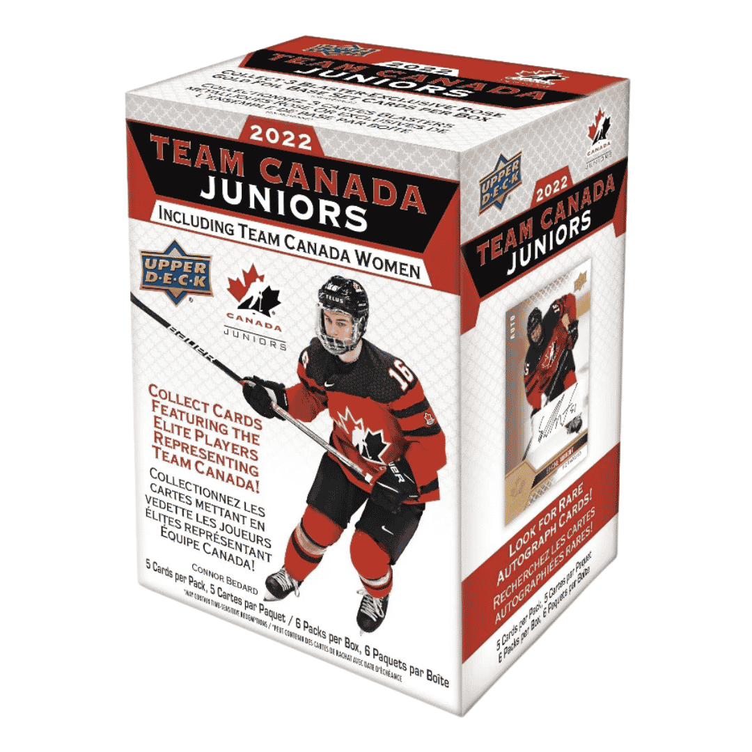 2022-23 Upper Deck Team Canada Juniors Hockey Blaster Box