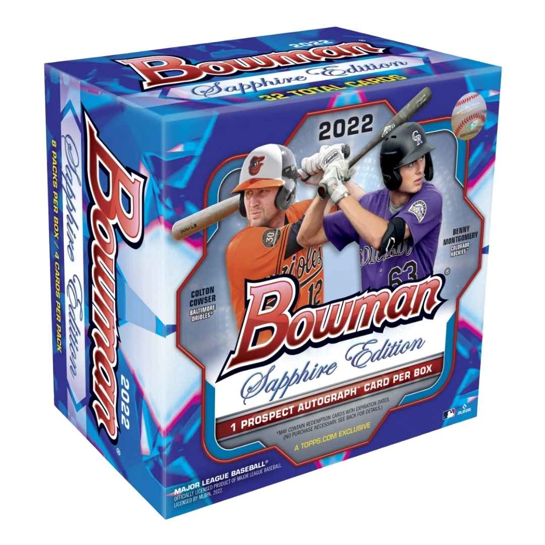2022 Bowman Baseball Sapphire Edition Box