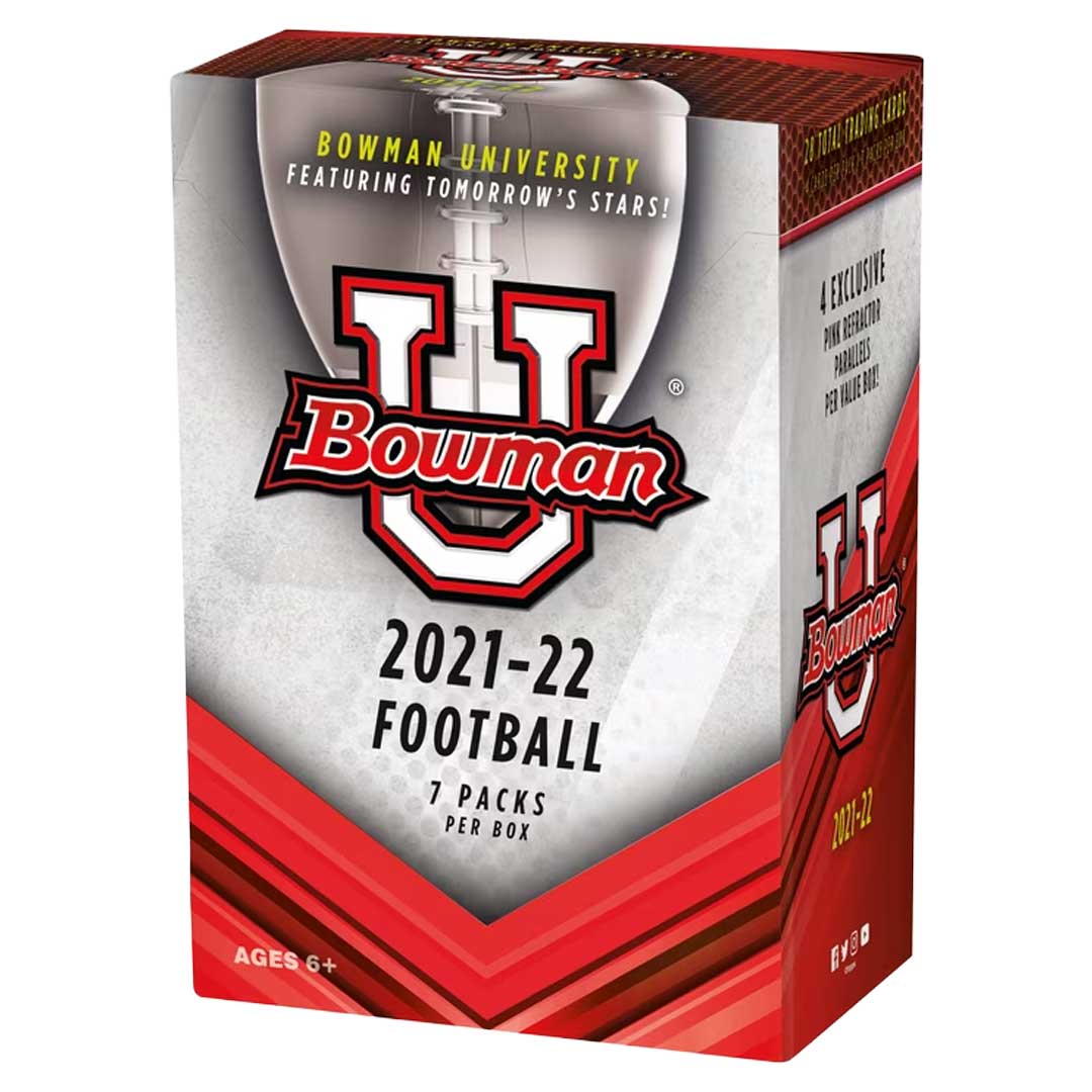 2022 Bowman University Football Blaster Box