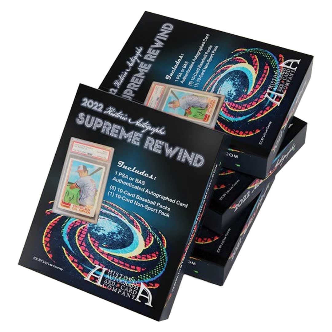 2022 Historic Autographs Supreme Rewind Box