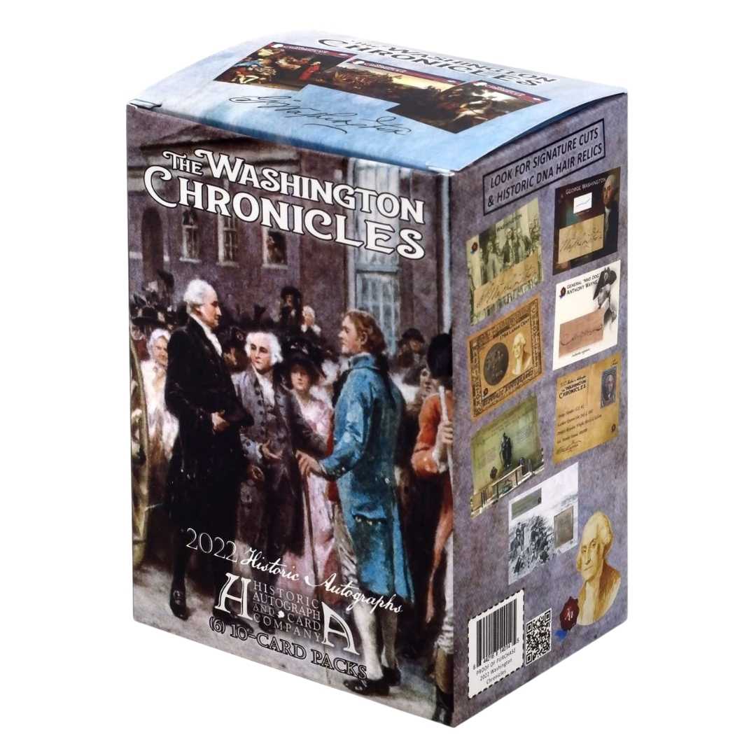 2022 Historic Autographs The Washington Chronicles Blaster Box