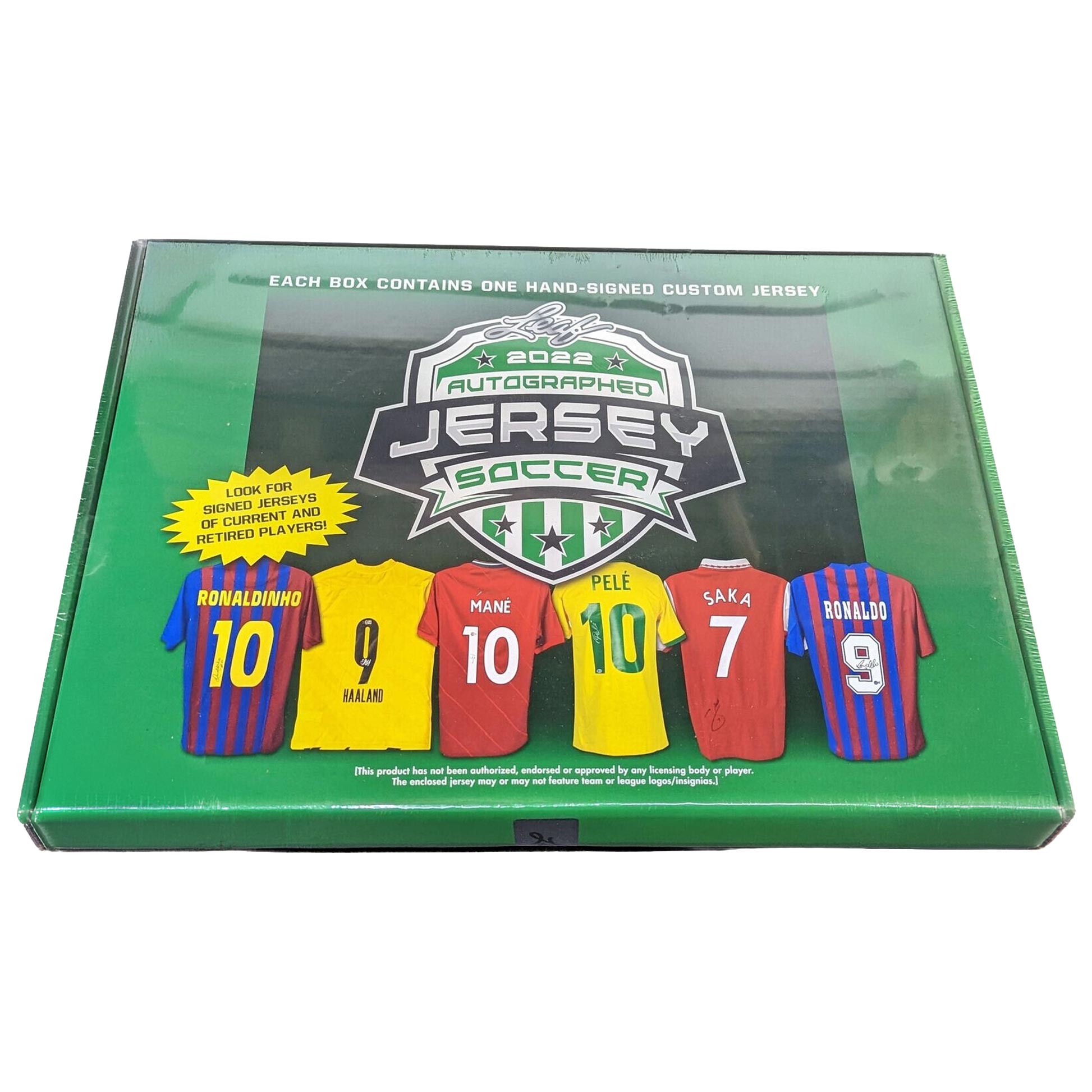 2022 Leaf Autographed Soccer Jersey Edition Box