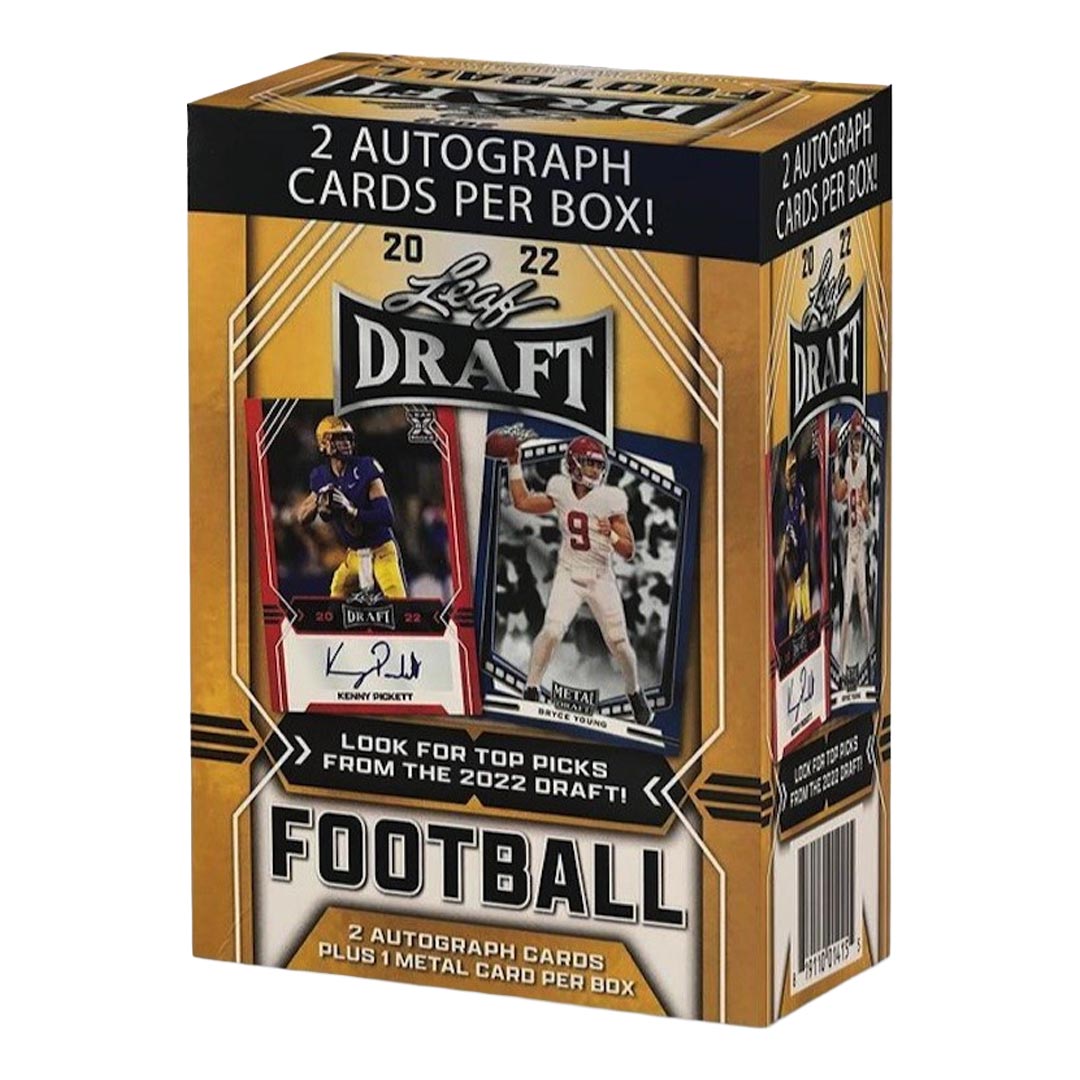 2022 Leaf Draft Football Blaster Box (Yellow)