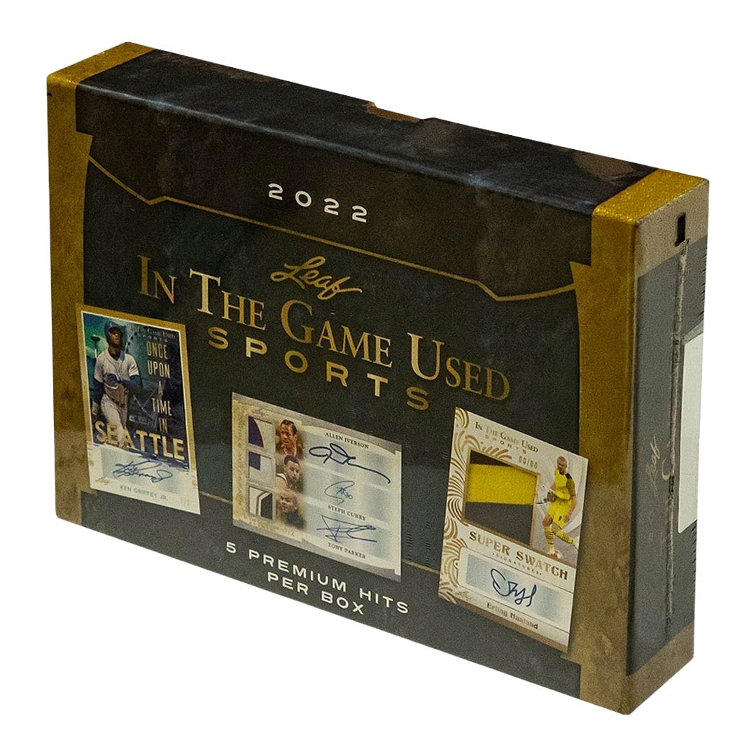 2022 Leaf In The Game Used Sports Hobby Box