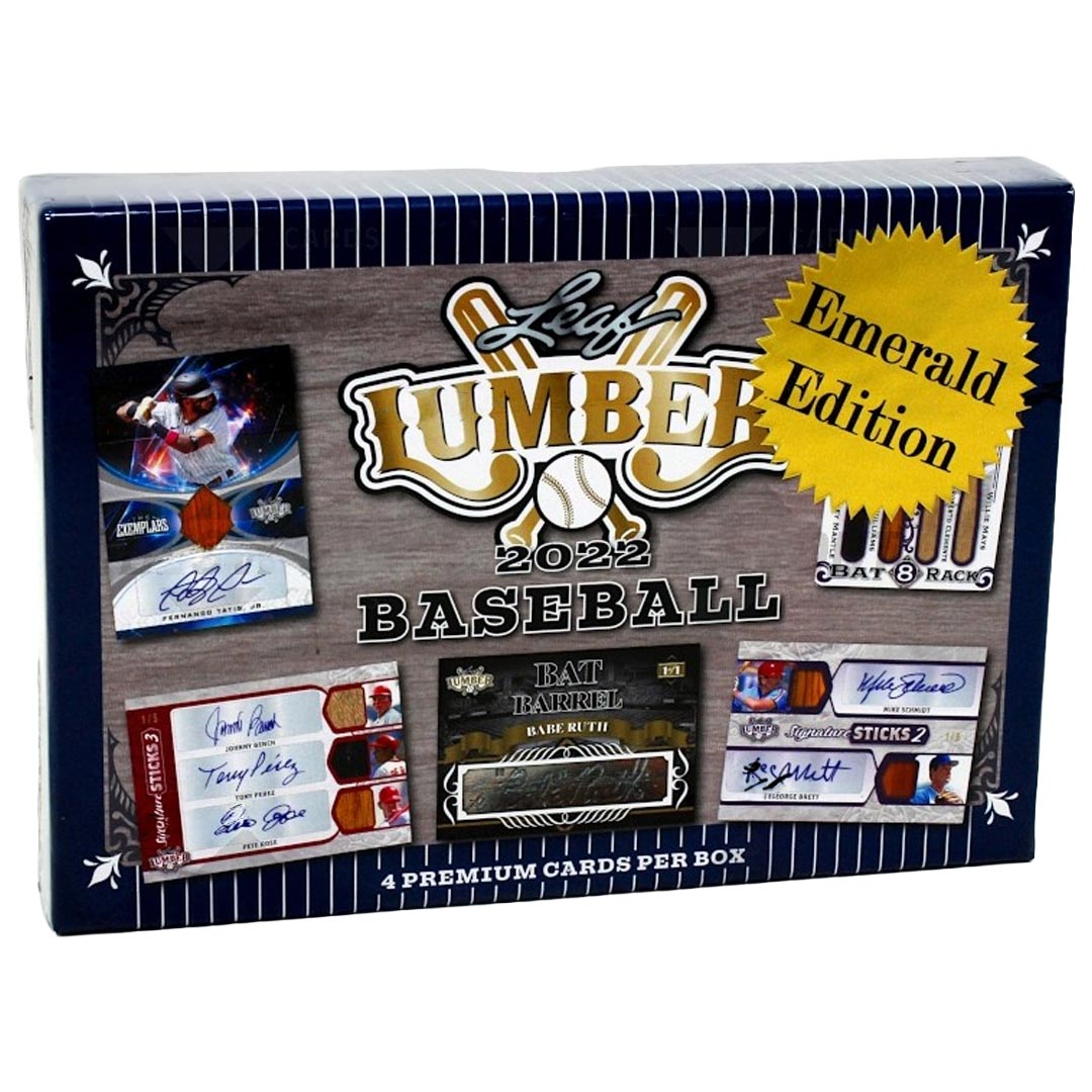 2022 Leaf Lumber Baseball Emerald Edition Hobby Box