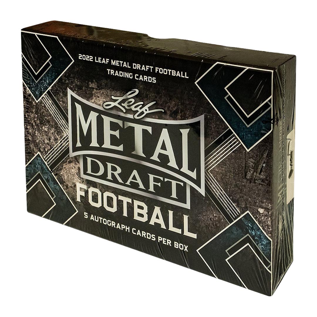 2022 Leaf Metal Draft Football Hobby Box