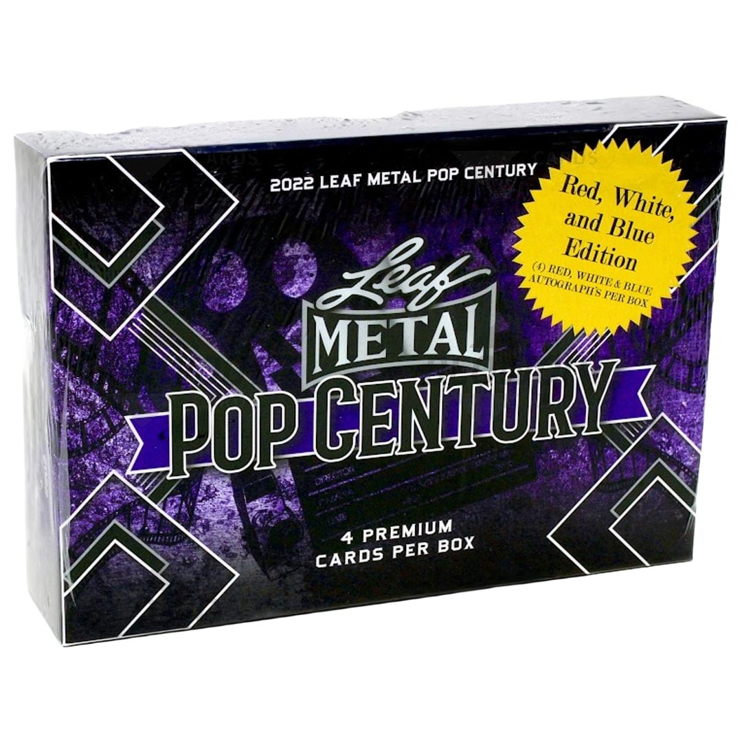 2022 Leaf Metal Pop Century Red, White & Blue Edition Box