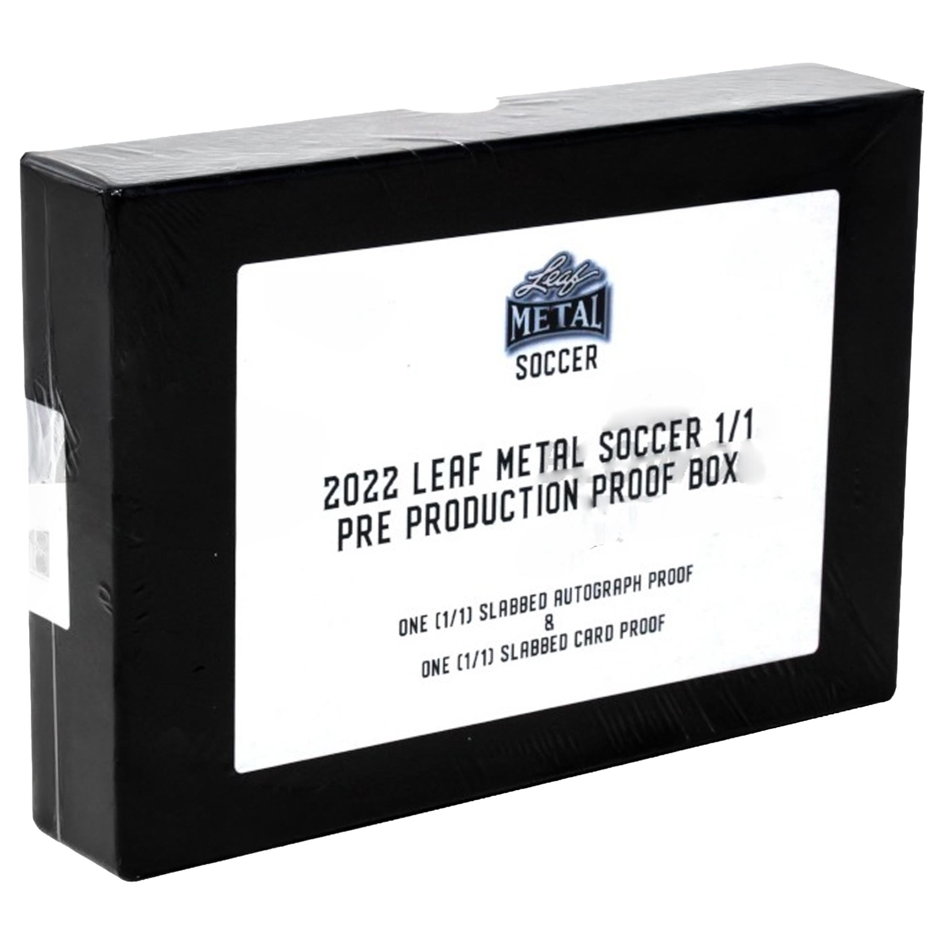2022 Leaf Metal Soccer 1/1 Pre-Production Proof Box