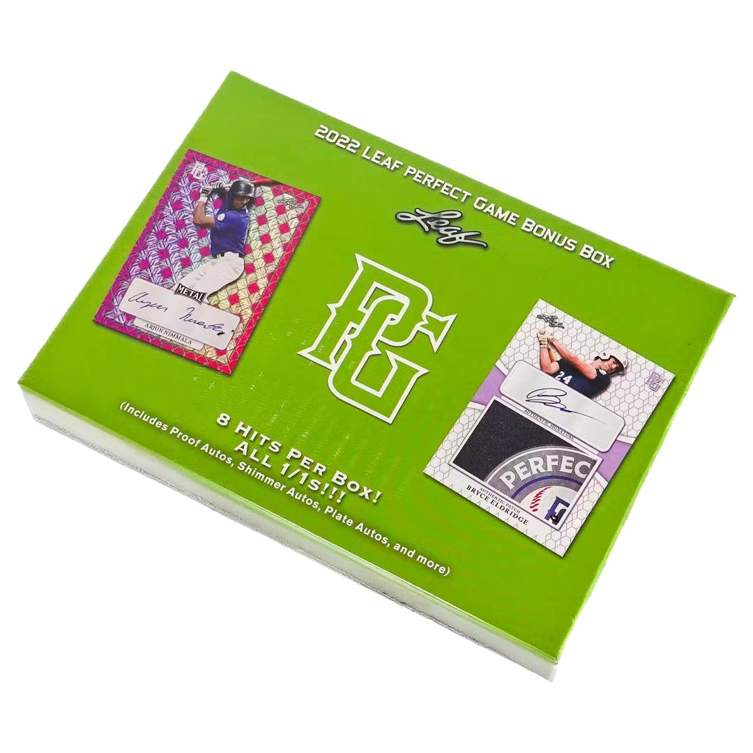 2022 Leaf Perfect Game Baseball Bonus Box