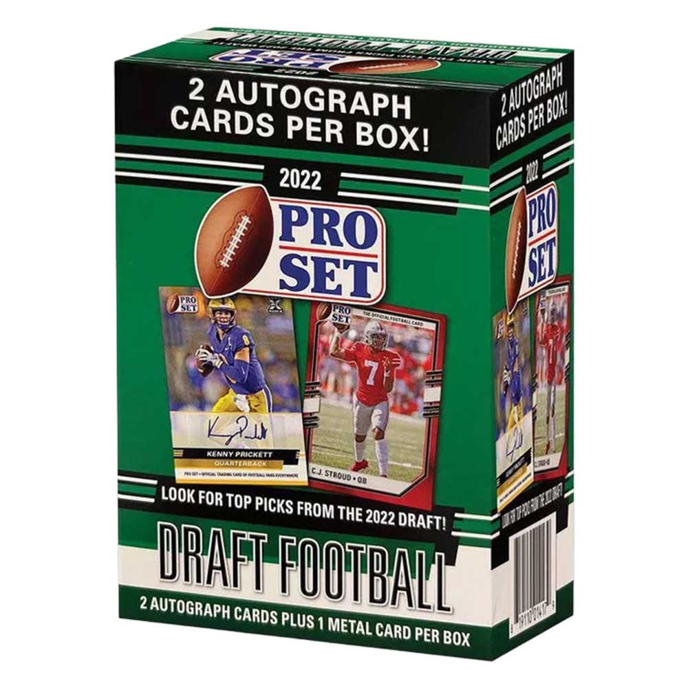 2022 Leaf Pro Set Draft Football Blaster Box(Green)