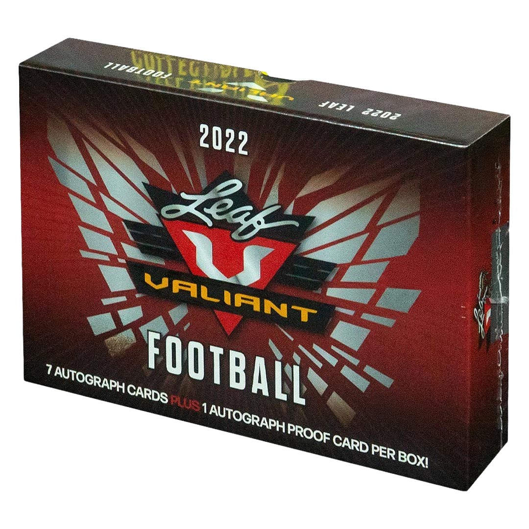 2022 Leaf Valiant Football Hobby Box