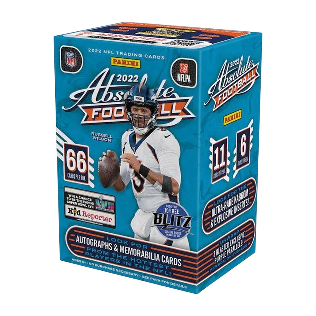 2022 Panini Absolute Football 6-Pack Blaster Box (Purple Parallels!) (Fanatics)