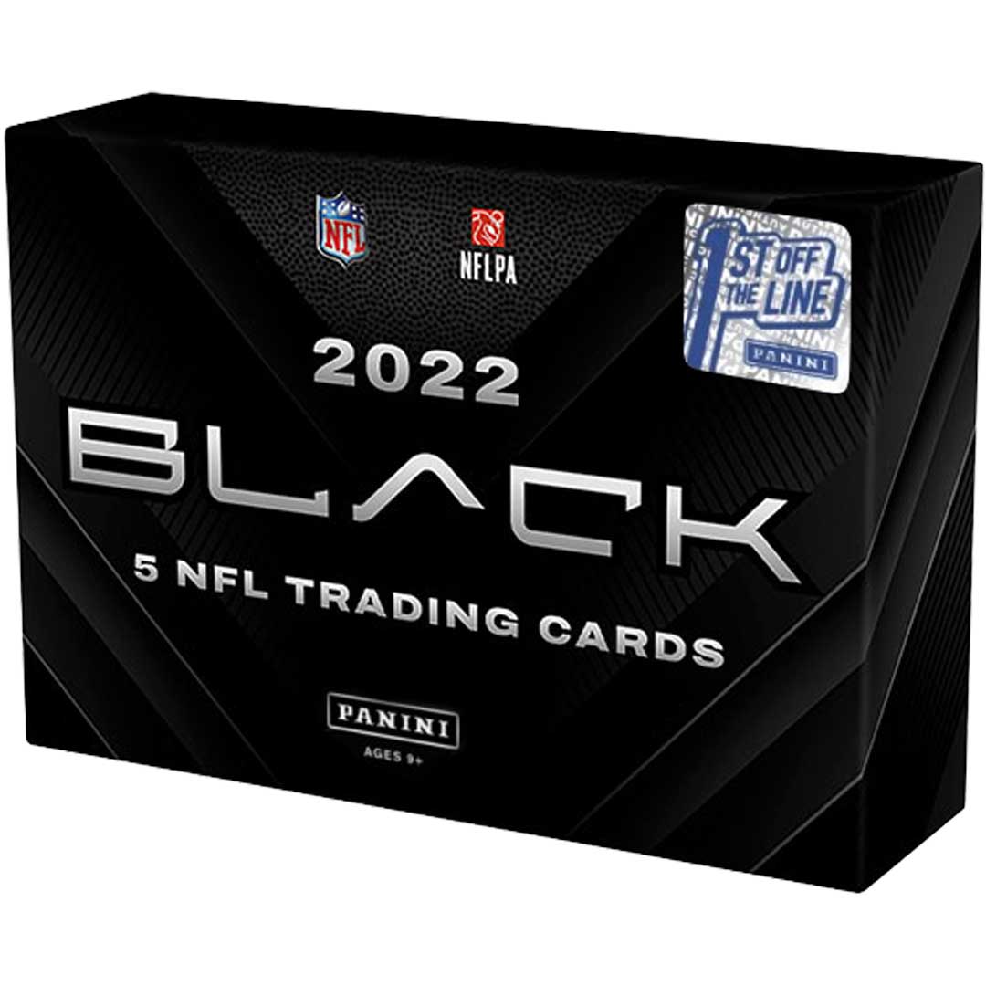 2022 Panini Black Football 1st Off The Line FOTL Hobby Box