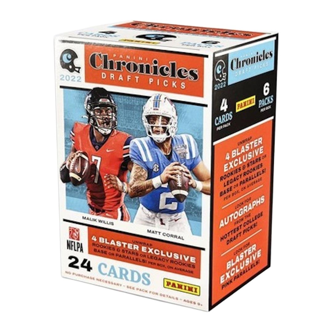 2022 Panini Chronicles Draft Picks Football Blaster Box