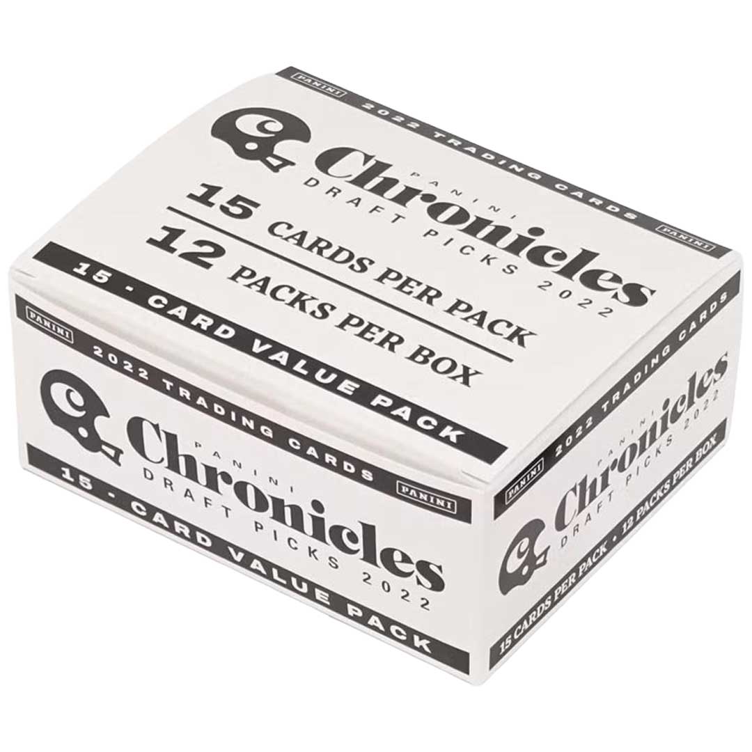 2022 Panini Chronicles Draft Picks Football Jumbo Value Fat Pack 12-Pack Box