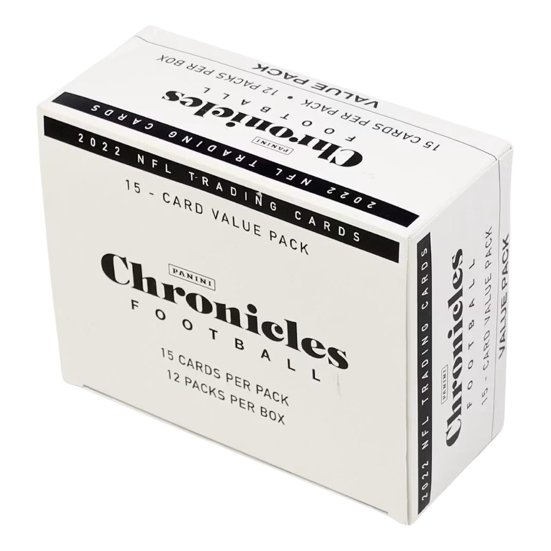 2022 Panini Chronicles Football Jumbo Value Fat Pack 12-Pack Box (Bronze Parallels!)
