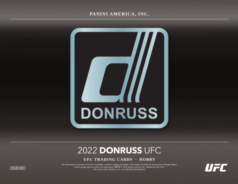 2022 Panini Donruss UFC Hobby Box (Slightly Damaged)
