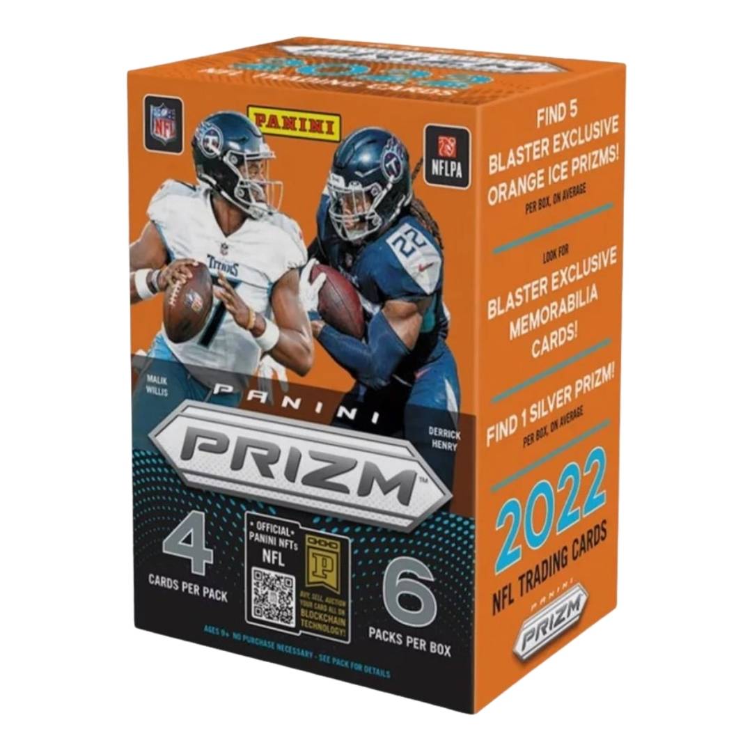 2022 Panini Prizm Football Blaster Box - Orange Ice Prizms - Fanatics