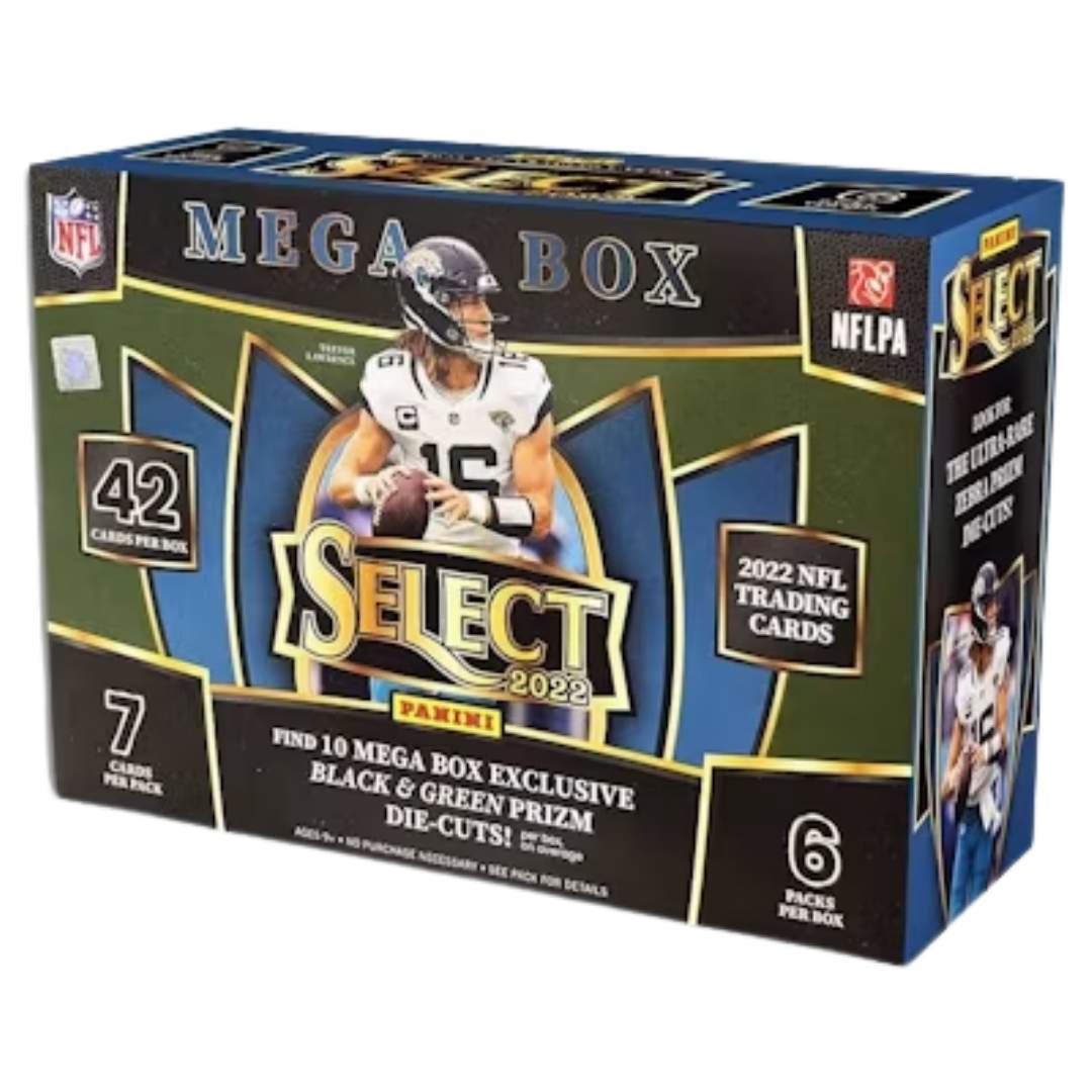 2022 Panini Select Football Mega Box (Black & Green Die-Cuts!)