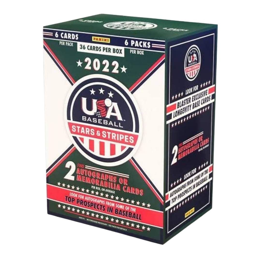 2022 Panini USA Stars & Stripes Baseball 6-Pack Blaster Box