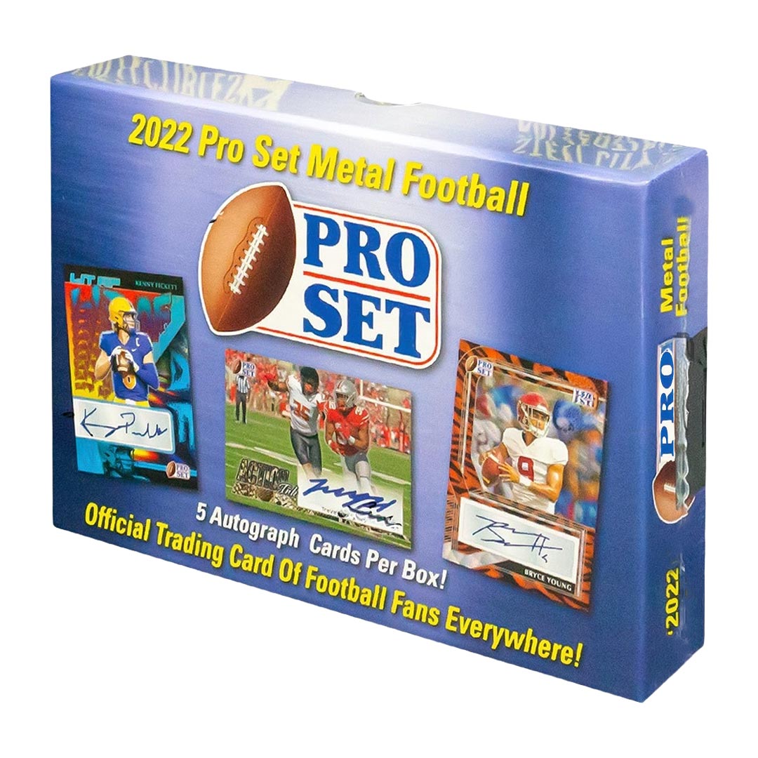 2022 Pro Set Metal Football Hobby Box